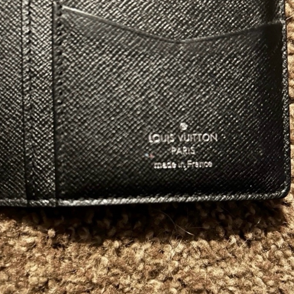 AUTHENTIC Louis Vuitton Graphite Checkered Card Holder - Picture 3 of 5